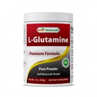 BEST NATURALS L-GLUTAMINA EN POLVO 450 GRAMOS